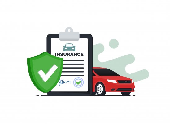 Car protected with auto insurance 